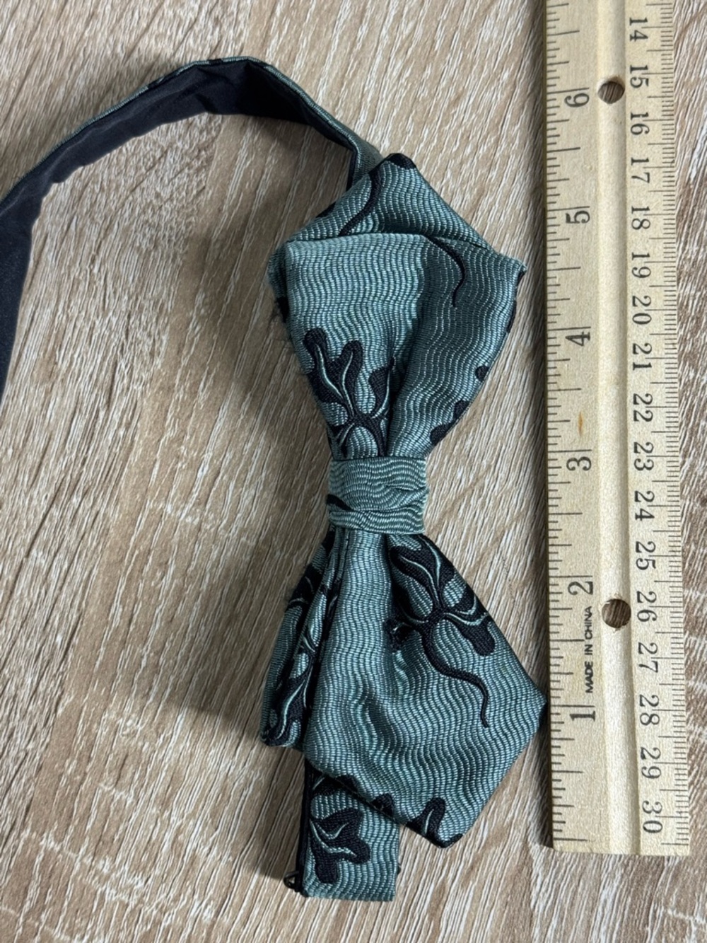 Vintage Valentino Cravatte formal cummerbund matching pre-tied bow tie silk set - Picture 4 of 13